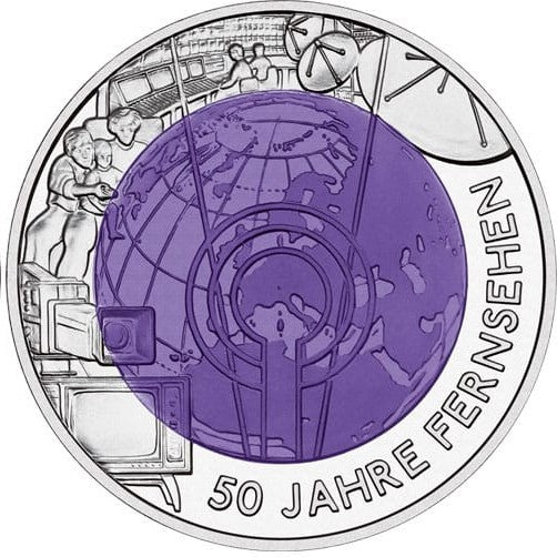 2005 50 da Televisão - 25€ Áustria Niobium Proof